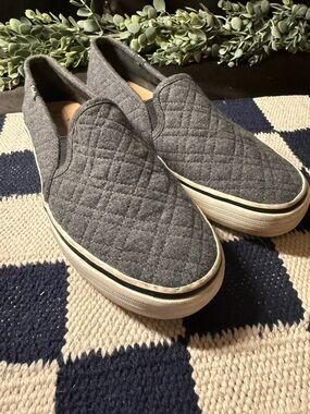 Keds Quilted Slip-On Casual Shoes - size 8